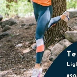 Zyia Teal Angle Block Light n Tight Hi-Rise